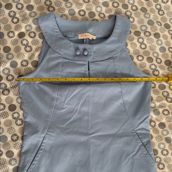 Tory Burch Gerritt Dress Light Blue Sleeveless size 6 US - Picture 6 of 9